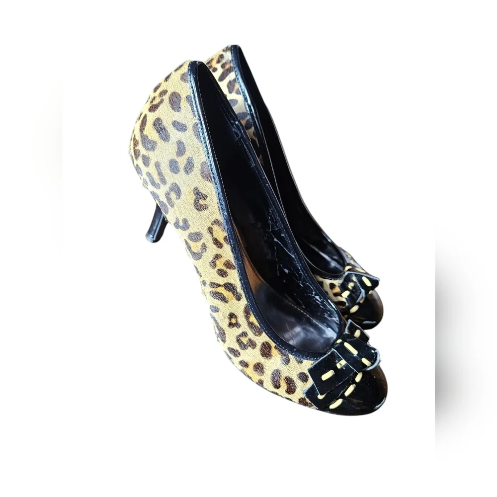Leopard Print Heels - Picture 1 of 14